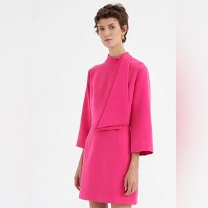 Lime Fuchsia Pink Long Sleeve Mini Dress Size XS